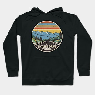 Skyline Drive Shenandoah Virginia Mountains Hoodie